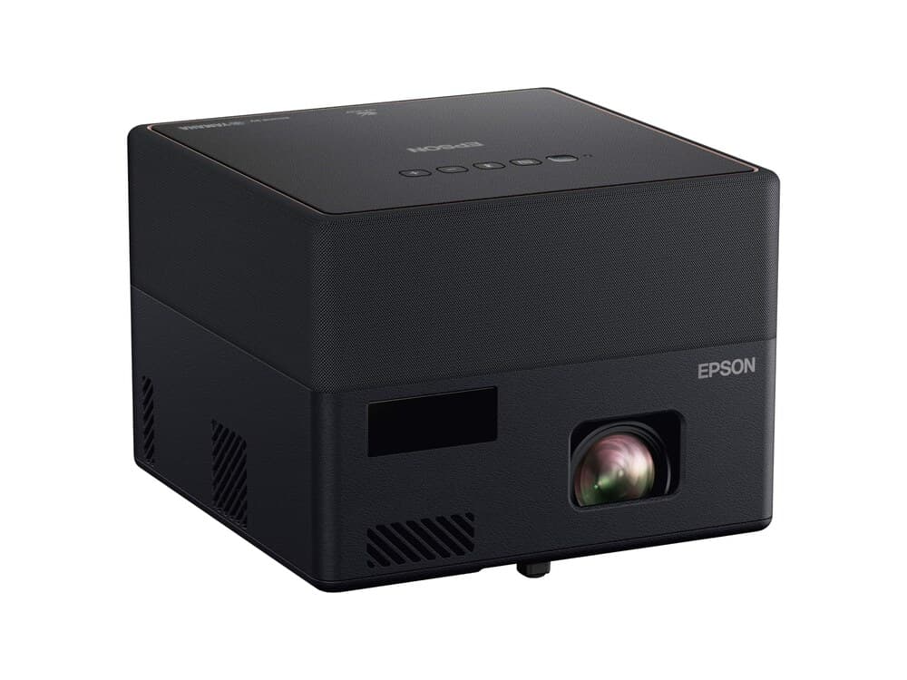 Epson EpiqVision Mini EF12 portable Full HD laser projector for rental in Singapore - compact projector with Yamaha sound for pop-ups and small events