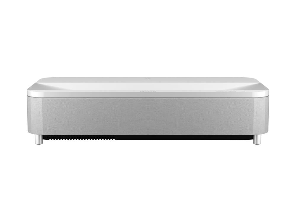 Epson EpiqVision Ultra LS800 4K laser ultra-short-throw projector for rental in Singapore - 150 inch picture from inches away